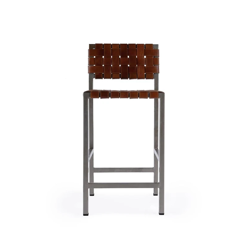 Butler Specialty Bromley Iron and Leather Counter Stool
