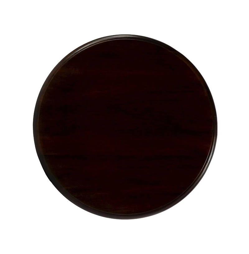 Butler Specialty Tia 18 in. W Round Wood Pedestal Side Table