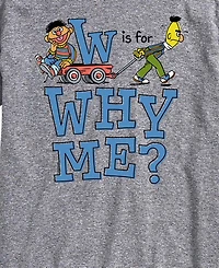 Airwaves Men's Sesame Street Is For Why Me Short-Sleeve Graphic T-Shirt