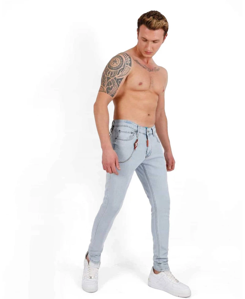 Elie Balleh Men's Slim Fit Skinny Jeans