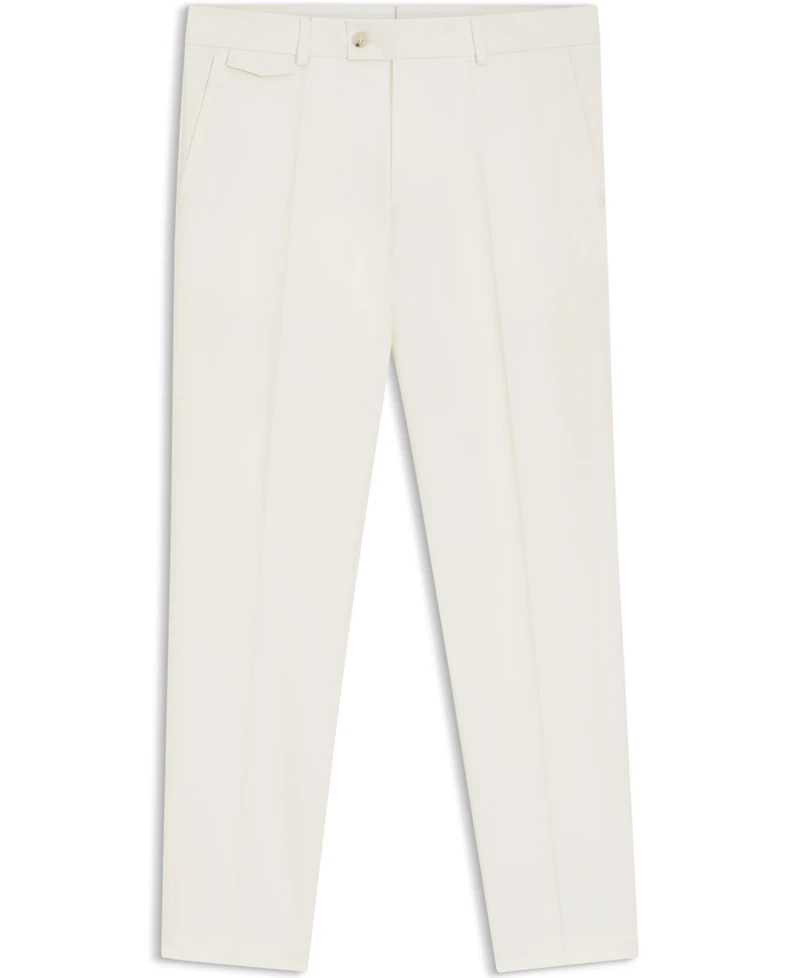 Boss by Hugo Men's Stretch-Cotton Poplin Tapered-Fit Pants
