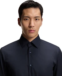 Boss by Hugo Men's Stretch-Cotton Poplin Slim-Fit Dress Shirt