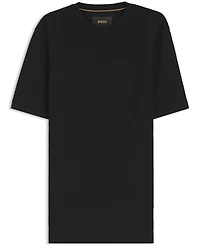 Boss by Hugo Men's Mercerized Cotton Basket Weave T-Shirt
