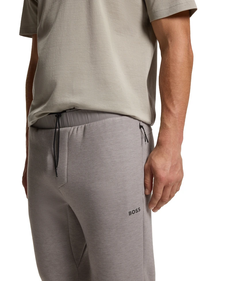 Boss by Hugo Men's Reflective Detail Regular-Fit Tracksuit Bottom Pants
