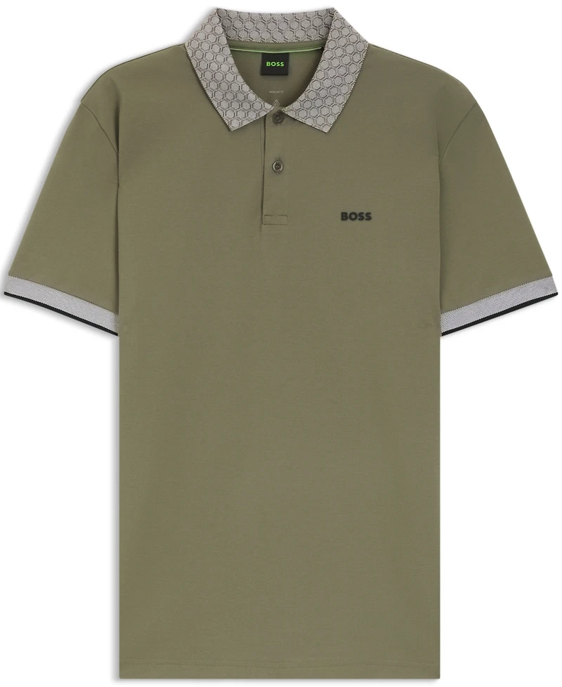 Boss by Hugo Men's Stretch Cotton Moisture Management Paddy Polo Shirt