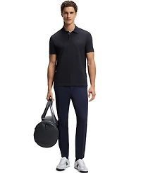 Boss by Hugo Men's Cotton-Pique Printed Pattern Polo Shirt