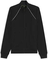 Boss by Hugo Men's Cotton-Blend Contrast Piping Sweatshirt
