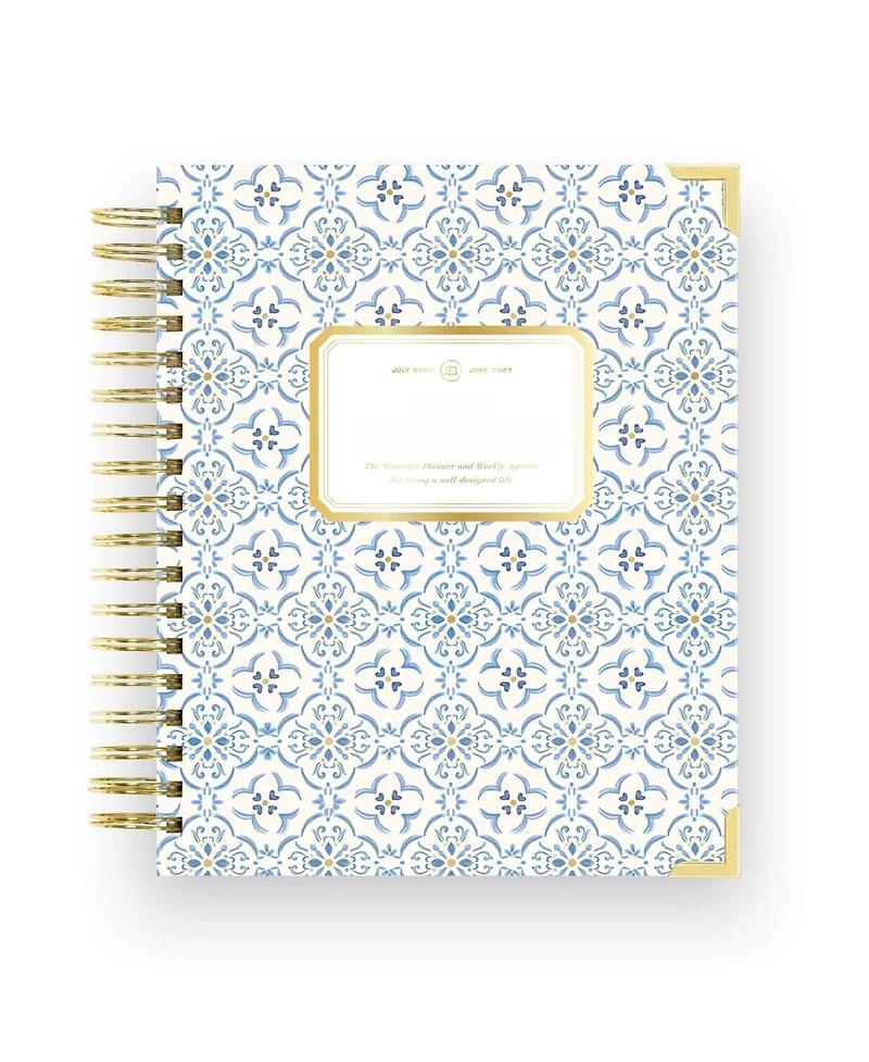 Gnuadz Academic Year Planner Weekly 2026-2027 Wirebound Tabs Stickers Ruler