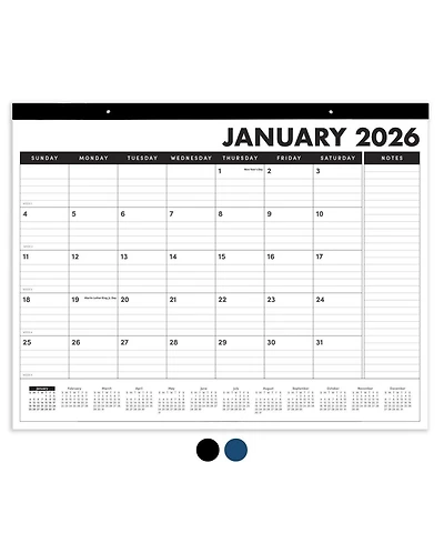 Gnuadz 2026 Calendar 12 Months Minimalist Pastel Wall Desk Monthly Yearly Notes