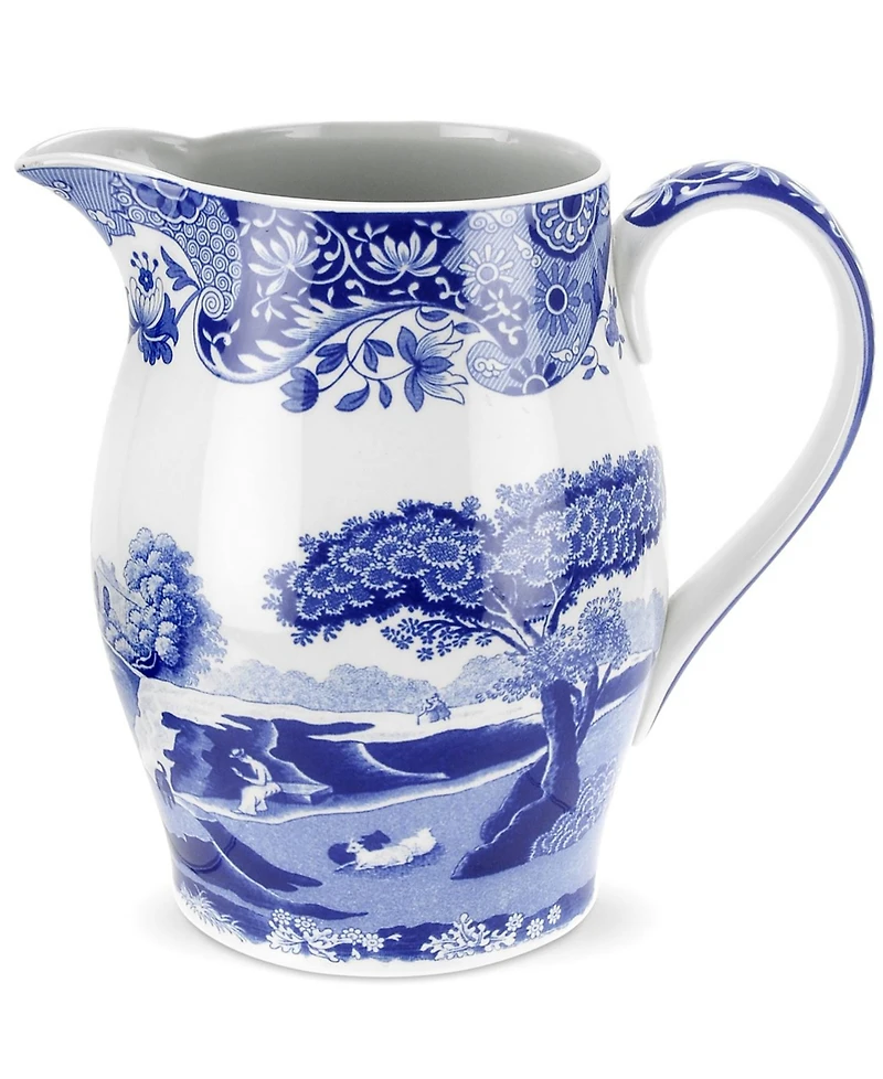 Spode Blue Italian Liverpool Pitcher