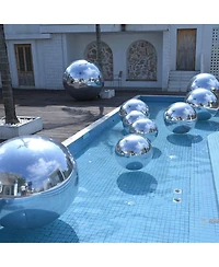 Yescom 32 inch Inflatable Mirror Ball Giant Disco Balloon Decoration