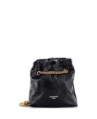 Pre-Owned Balenciaga Small Crush Chain Tote Leather