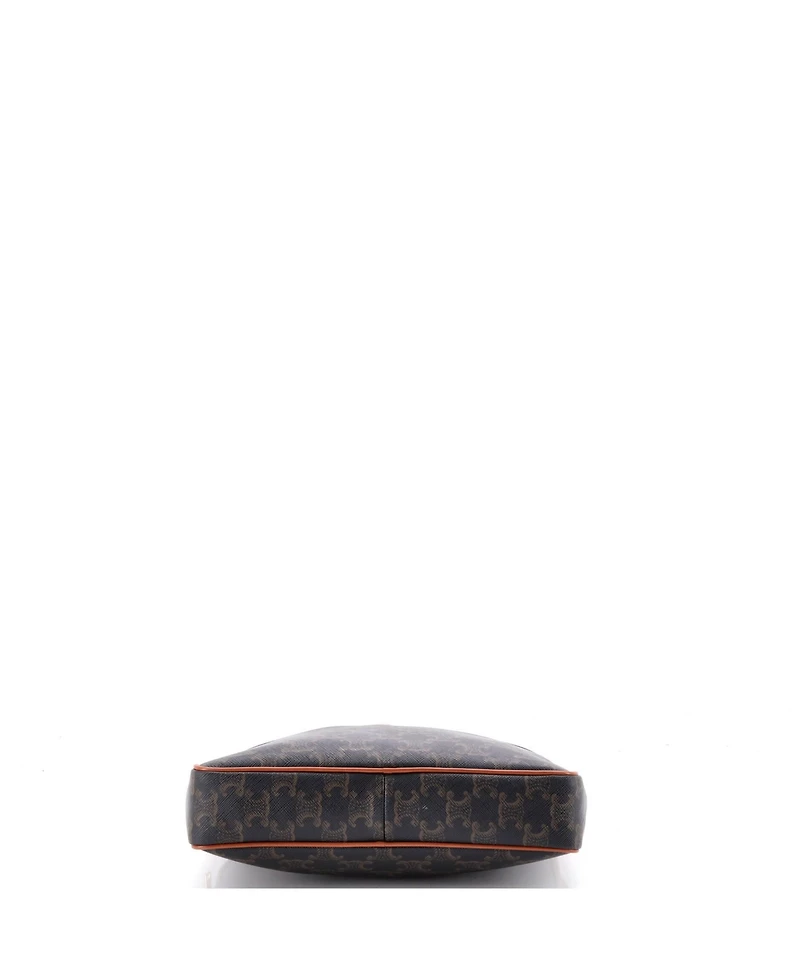 Pre-Owned Celine Small Patapans Bag Triomphe Coated Canvas