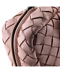 Pre-Owned Bottega Veneta Small Expandable Chain Crossbody Bag Intrecciato Nappa