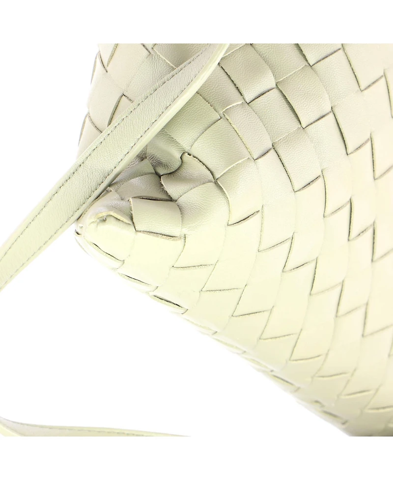 Pre-Owned Bottega Veneta Mini Hop Top Handle Bag Intrecciato Nappa
