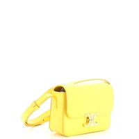 Pre-Owned Celine Nano Triomphe Shoulder Bag Smooth Calfskin
