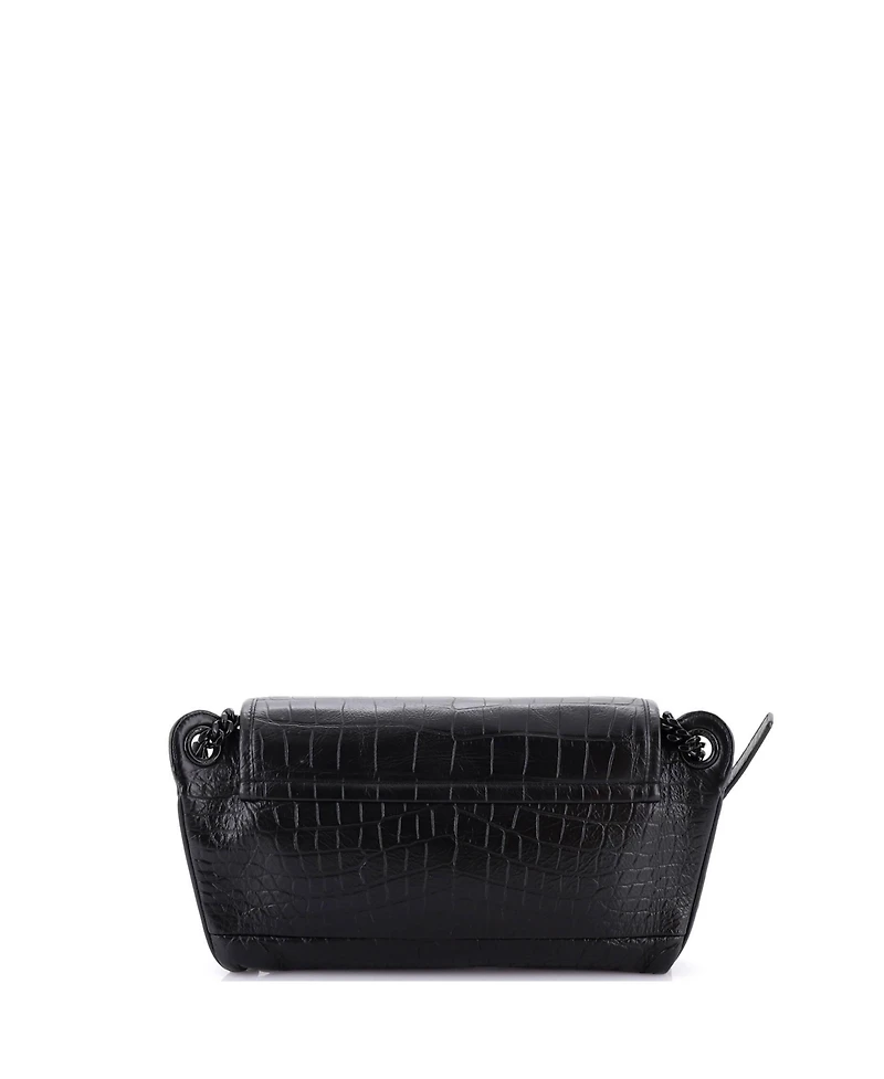 Pre-Owned Saint Laurent Niki Body Bag Embossed Leather