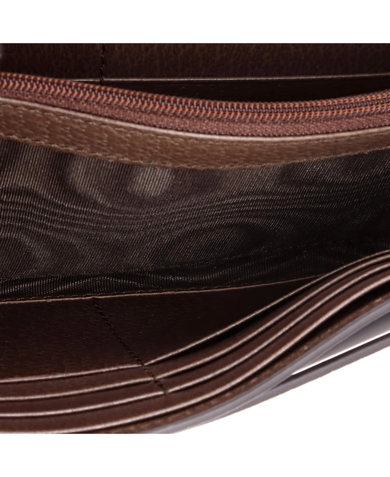 Pre-Owned Gucci Ophidia Continental Wallet Gg Coated Canvas