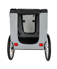 Streamdale Furniture Large Folding Dog Bike Trailer Capacity All-Terrain Pet Carrier