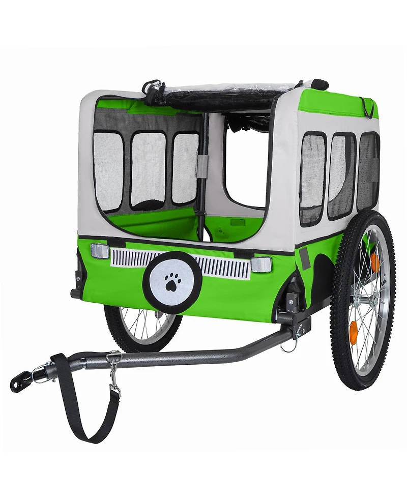 Streamdale Large Folding Dog Bike Trailer Heavy Duty Steel Frame 20 Wheels