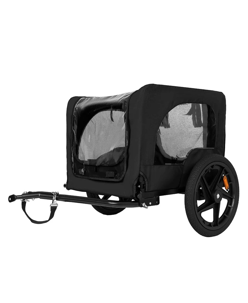 Streamdale Furniture Heavy Duty Collapsible Pet Bike Trailer with All-Terrain Wheels