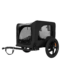Streamdale Furniture Heavy Duty Collapsible Pet Bike Trailer with All-Terrain Wheels