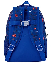 Biz & Bean Toddler Boys' Policeman Preschool Backpack and Lunch Bag, 2-Piece Set