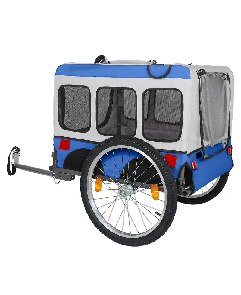Streamdale Large Folding Dog Bike Trailer - Heavy-Duty Steel Frame