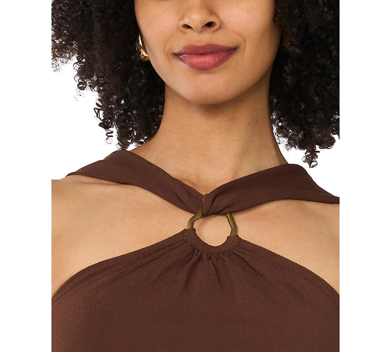 Vince Camuto Women's Metal Ring Detail Tank Top