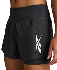 Reebok Women's Interlock Pull-On Running Shorts