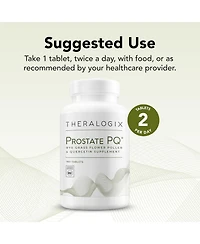 Theralogix Prostate Pq Supplement for Men - Rye Grass Pollen Extract and Quercetin, Urinary and Pelvic Health Support, 90-Day, Nsf Certified