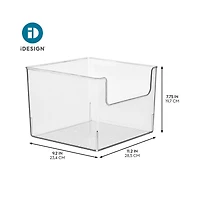 iDesign Large Cube Storage Bin for Pantry or Cabinet