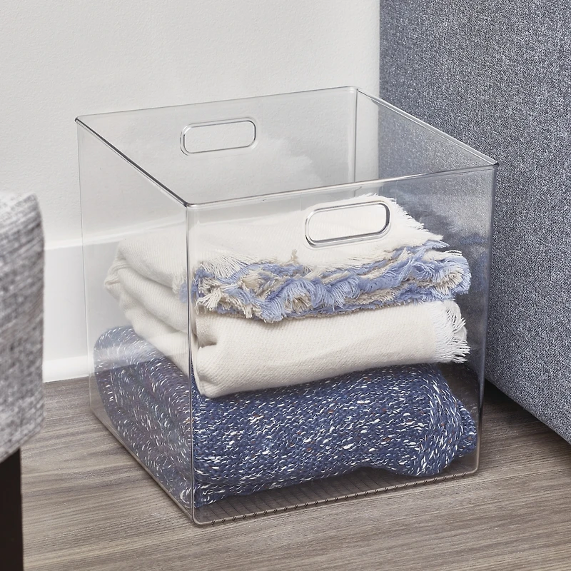 iDesign Large Cube Storage Bin for Pantry or Cabinet