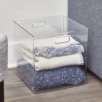 iDesign Large Cube Storage Bin for Pantry or Cabinet