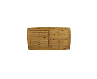 sumyeg Outdoor Acacia Wood Rectangular Coffee Table