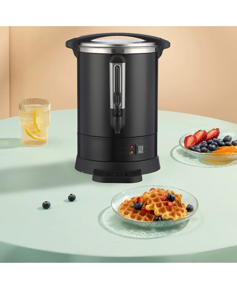 gaomon 18L Large Stainless Steel Coffee Urn with Double Wall Insulation for Wedding, Buffet, Catering, Events, Outdoor Bar