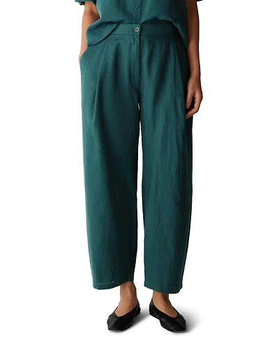 Eileen Fisher Women's Relaxed Fit Ankle Pants