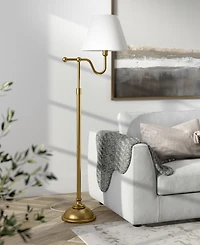 Hudson & Canal Wellesley 63" Metal Tall Floor Lamp