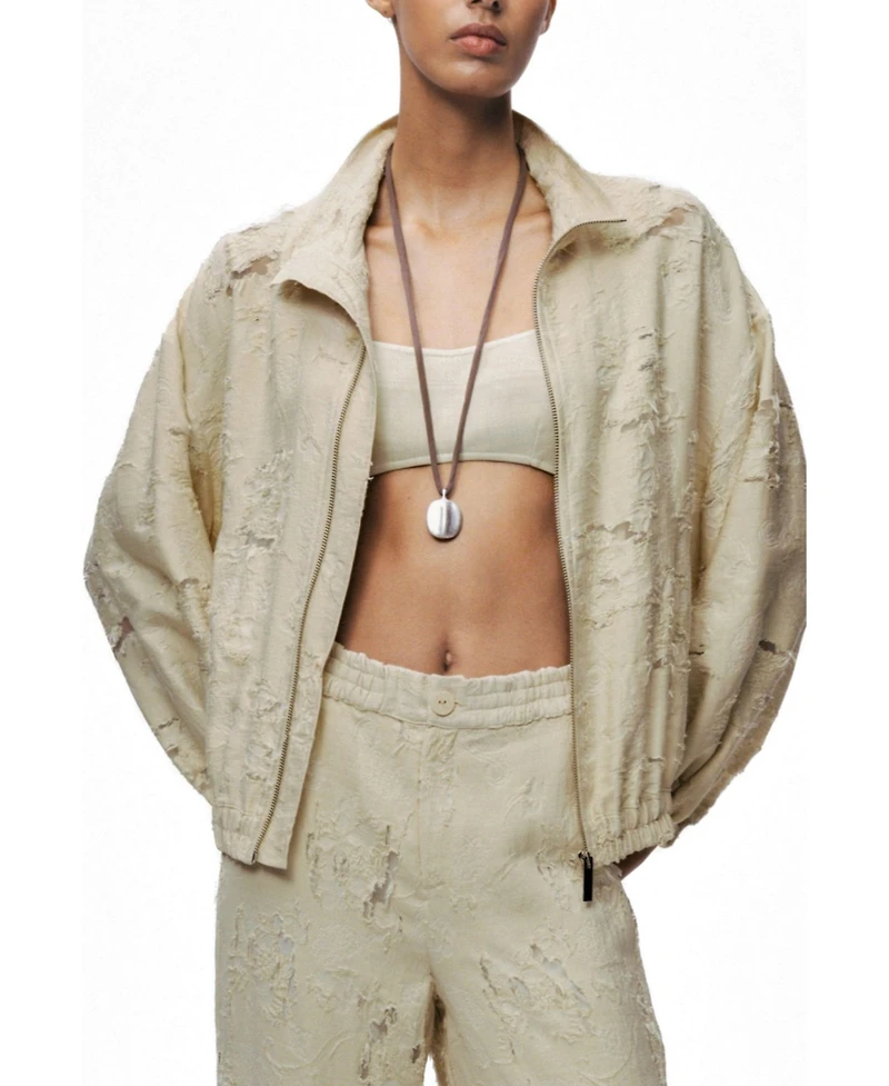 Nocturne Women's Jacquard Bomber Jacket