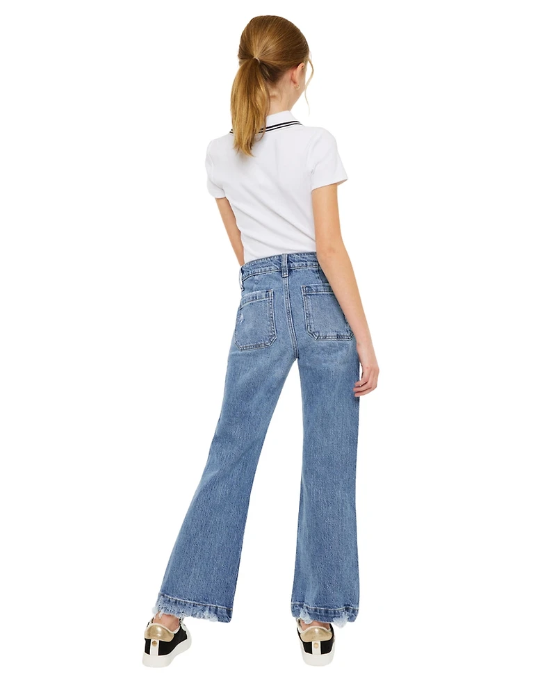 KanCan Big Girls Sherri High Rise Wide Flare Jeans