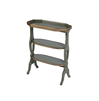 Butler Specialty Hadley 22 in. W Rectangular Wood 3- Tier Side Table