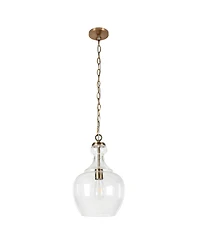 Hudson & Canal Verona 11" Wide Metal Pendant