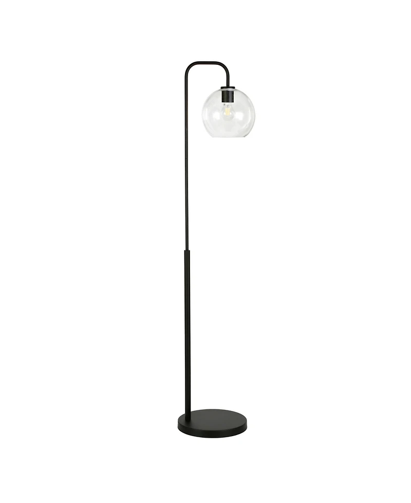 Hudson & Canal Harrison 62" Metal Arc Floor Lamp