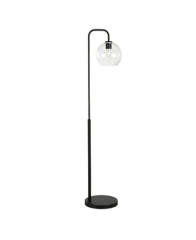 Hudson & Canal Harrison 62" Metal Arc Floor Lamp