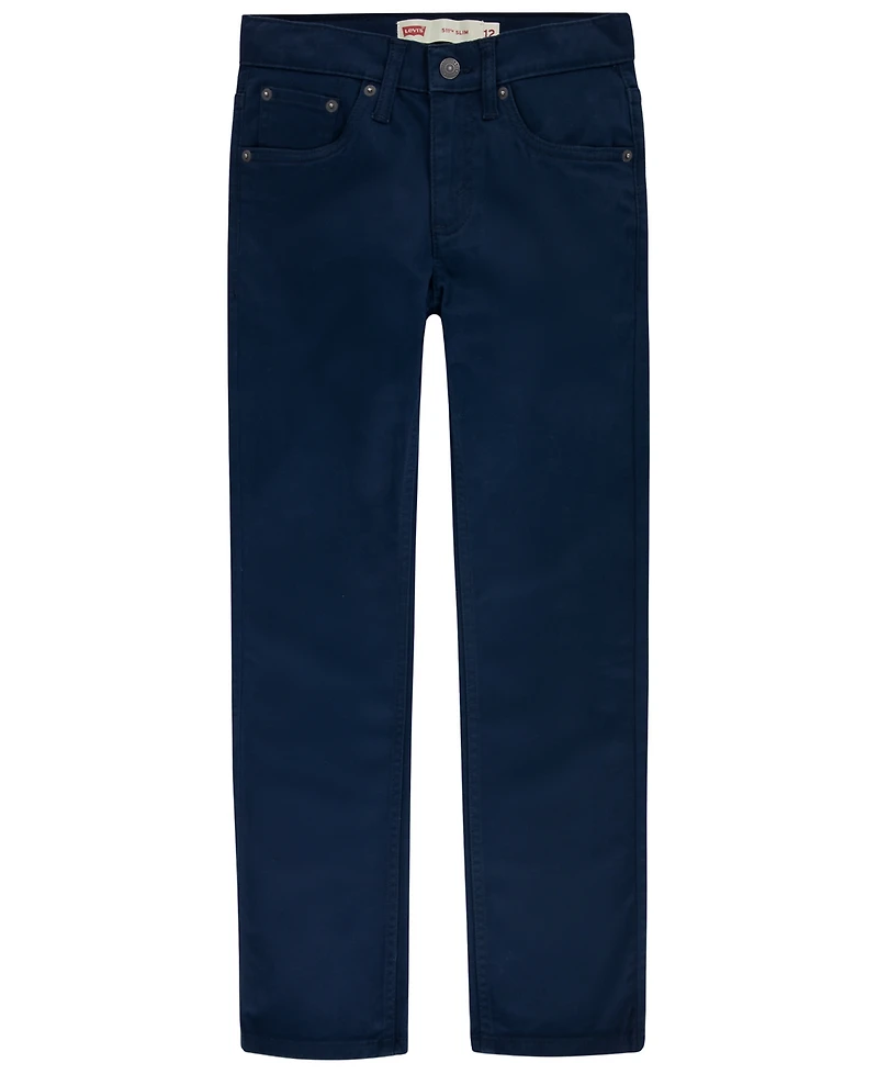 Levi's Big Boys 511 Slim Fit 5-Pocket Sueded Pants