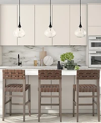 Hudson & Canal Ida 9" Wide Metal Pendant
