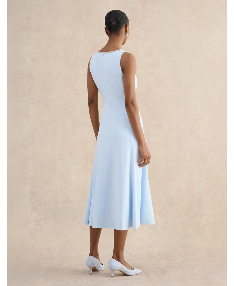 Hobbs London women's Beatrix Embellished Midi Dress