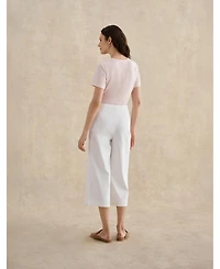 Hobbs London Women's Kimmi High Rise Culotte Trousers