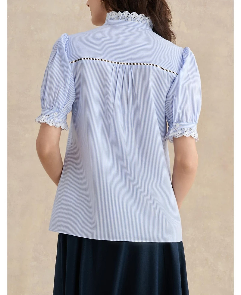 Hobbs London Women's Ginny Belted Pleated Midi Shirt Dress