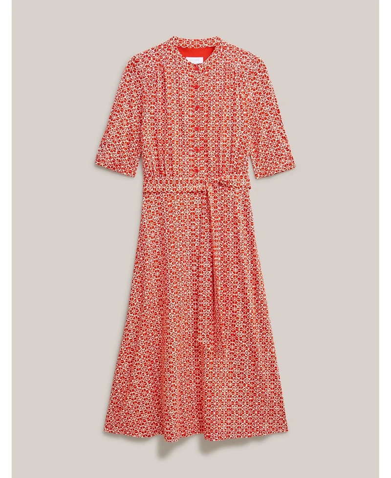 Hobbs London Women's Cathy 3/4 Sleeve Jersey Midi Dress